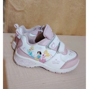 Vintage Y2K Disney Princess Shoes Toddler Girls Sz 7 Cinderella Snow White Auror
